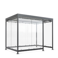 Raucherunterstand für 6 bis 7 Personen Raucherunterstand für 6 bis 7 Personen