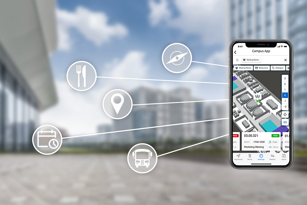 Smart Office App für Mitarbeiter