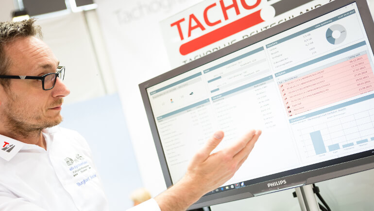 Software TachoPlus zum Datenauslesen, zur Datenverarbeitung und -archivierung Software TachoPlus zum Datenauslesen, zur Datenverarbeitung und -archivierung