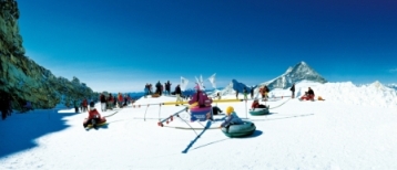 Der Gletscherflohpark - Europas höchstgelegener Spielplatz auf 3.250 m.