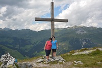 Foto am Gipfelkreuz (Hotel Klausnerhof)