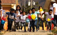 Kinder bei der Challenge Kinder bei der Challenge