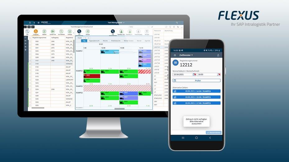 Intuitive Zeitfensterplanung – per drag&drop sowie mobil per App Intuitive Zeitfensterplanung – per drag&drop sowie mobil per App