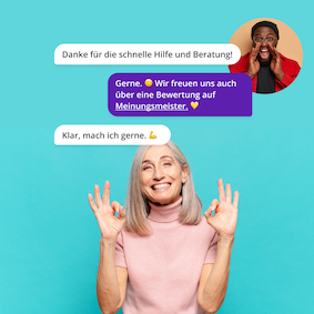 ChatWerk sorgt für glückliche Kunden und gute Bewertungen
