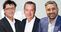 Freuen sich über die Partnerschaft: Frank Eismann, Holger Rosa und Khaled Daftari (v. l. n. r.). Freuen sich über die Partnerschaft: Frank Eismann, Holger Rosa und Khaled Daftari (v. l. n. r.).