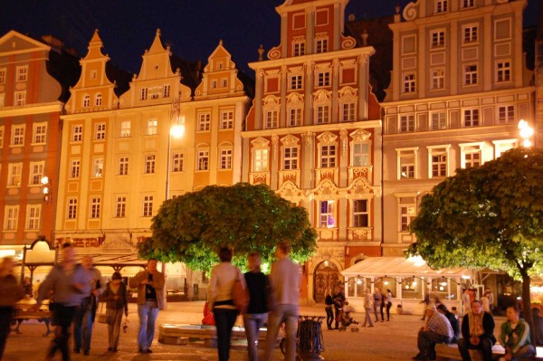 Breslauer Altstadt am Abend Breslauer Altstadt am Abend