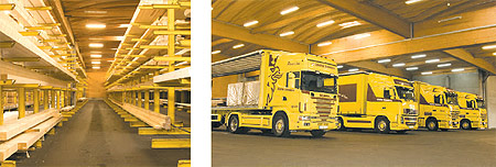 Lager und Fuhrpark der Scheiffele-Schmieder KG