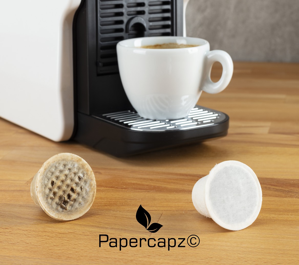 Papercapz Kaffeekapseln aus Zellulose (Bildquelle: Sustina Caps GmbH)