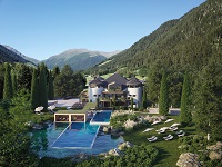 Außenansicht auf das Fontis - Rendering (Fontis eco farm & suites)