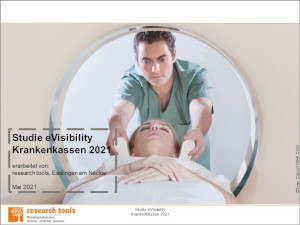 Studie eVisibility Krankenkassen 2021