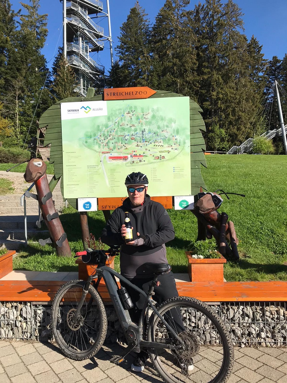 skywalk allgäu: Radfahrer erwartet am Europäischen Tag des Fahrrads 2021 eine tolleÜberraschung.