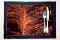 Tischset aus Fell Tischset aus Fell