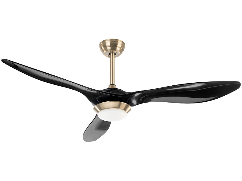 Sichler Haushaltsgeräte 2in1-Deckenventilator& LED-Lampe, 1000 lm, Timer, www.pearl.de