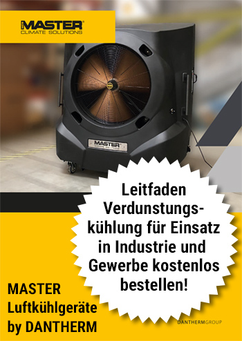 MASTER Leitfaden Verdunstungskühlung kostenlos verfügbar - einfach per eMail bestellen