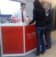 Stand der KomServ GmbH für Mitgliederwerbung auf dem Fundraising-Kongreß