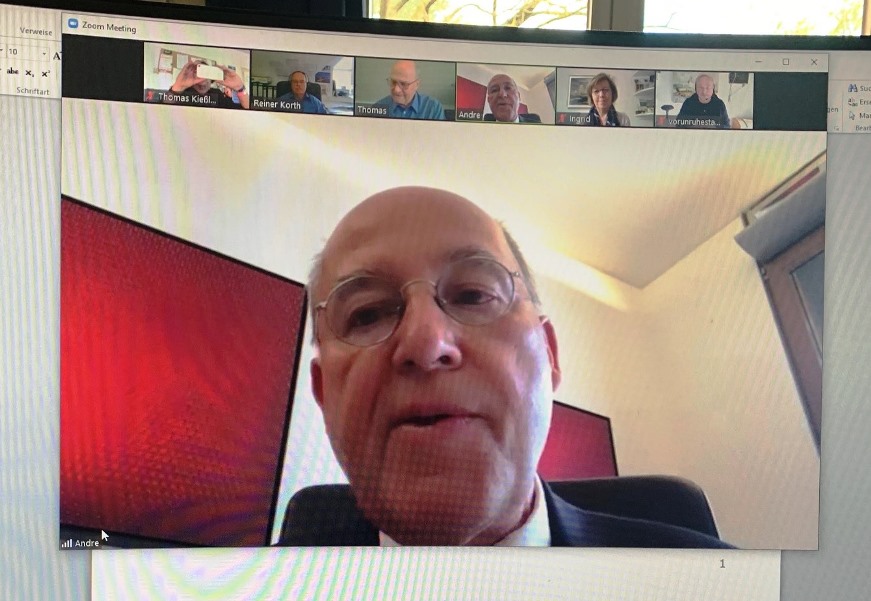 ViKo mit Dr. Gregor Gysi und DVG-Vorständen am 7. Mai `21, Tenor: „Das Unrecht korrigiert werden.“ ViKo mit Dr. Gregor Gysi und DVG-Vorständen am 7. Mai `21, Tenor: „Das Unrecht korrigiert werden.“