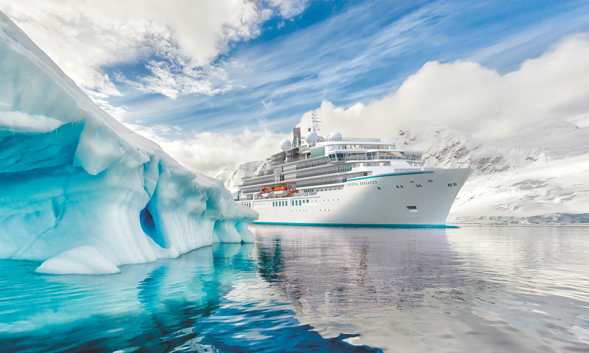 Die Expeditionsreisen der"Crystal Endeavor" sind bei Aviation& Tourism International b Die Expeditionsreisen der"Crystal Endeavor" sind bei Aviation& Tourism International b