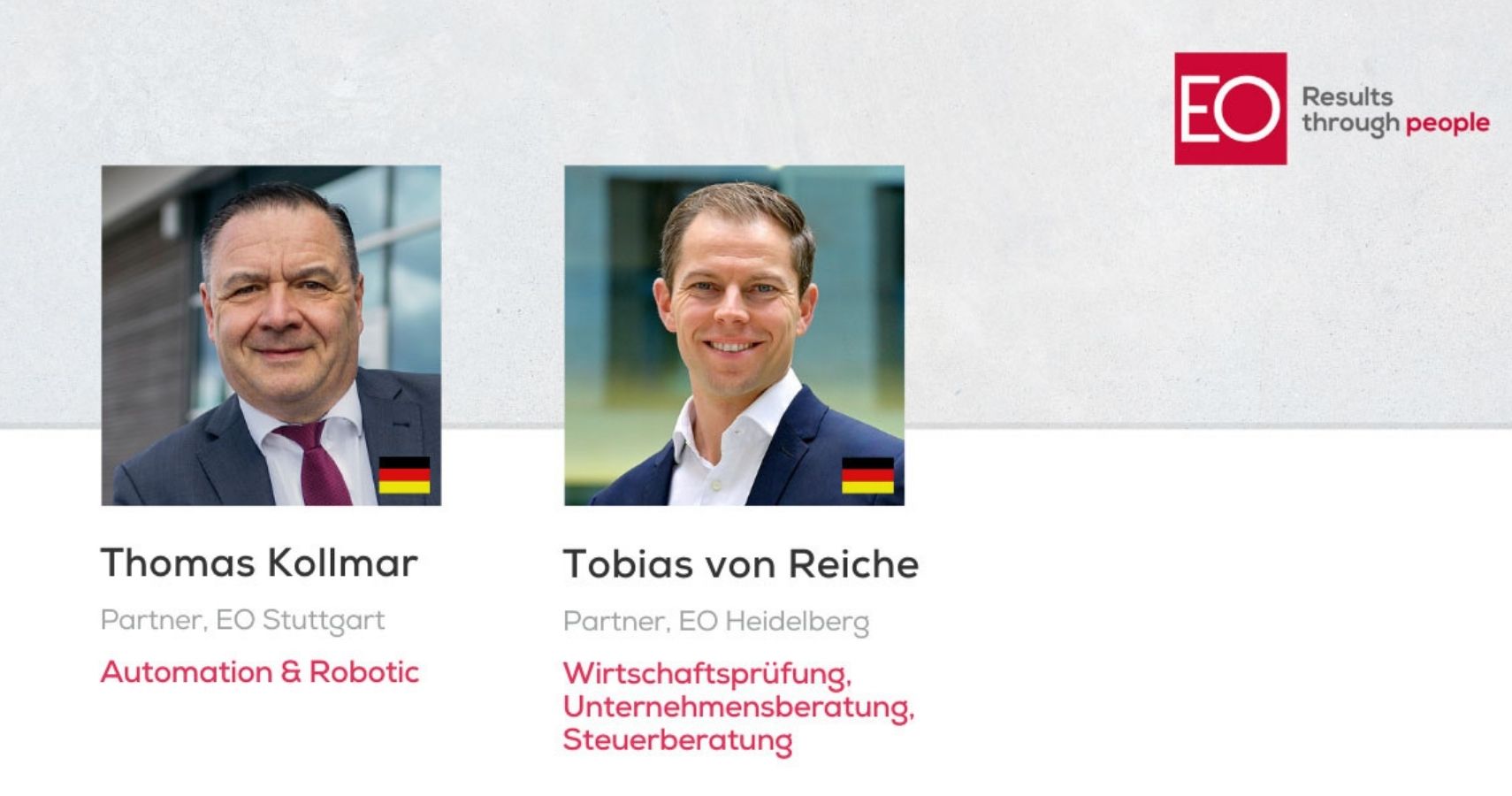 Thomas Kollmar (links) und Tobias von Reiche (rechts) Thomas Kollmar (links) und Tobias von Reiche (rechts)