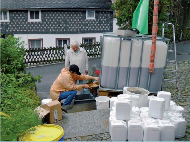 Abfüllen von EM vor Ort