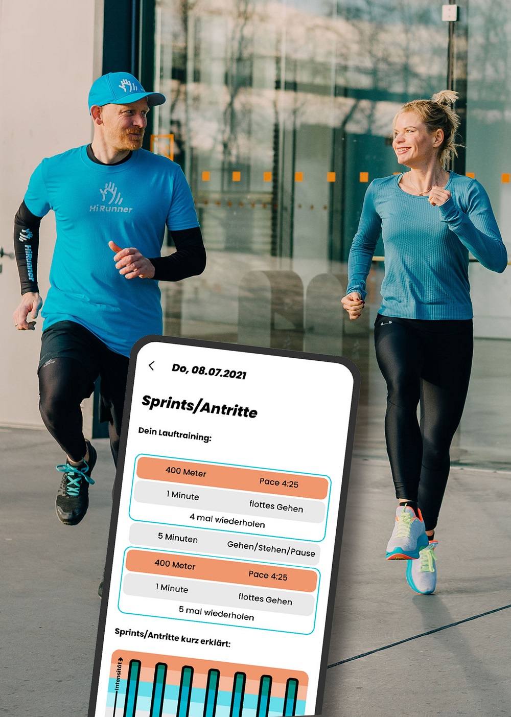 HiRunner Trainings-App für individuelles Lauftraining HiRunner Trainings-App für individuelles Lauftraining