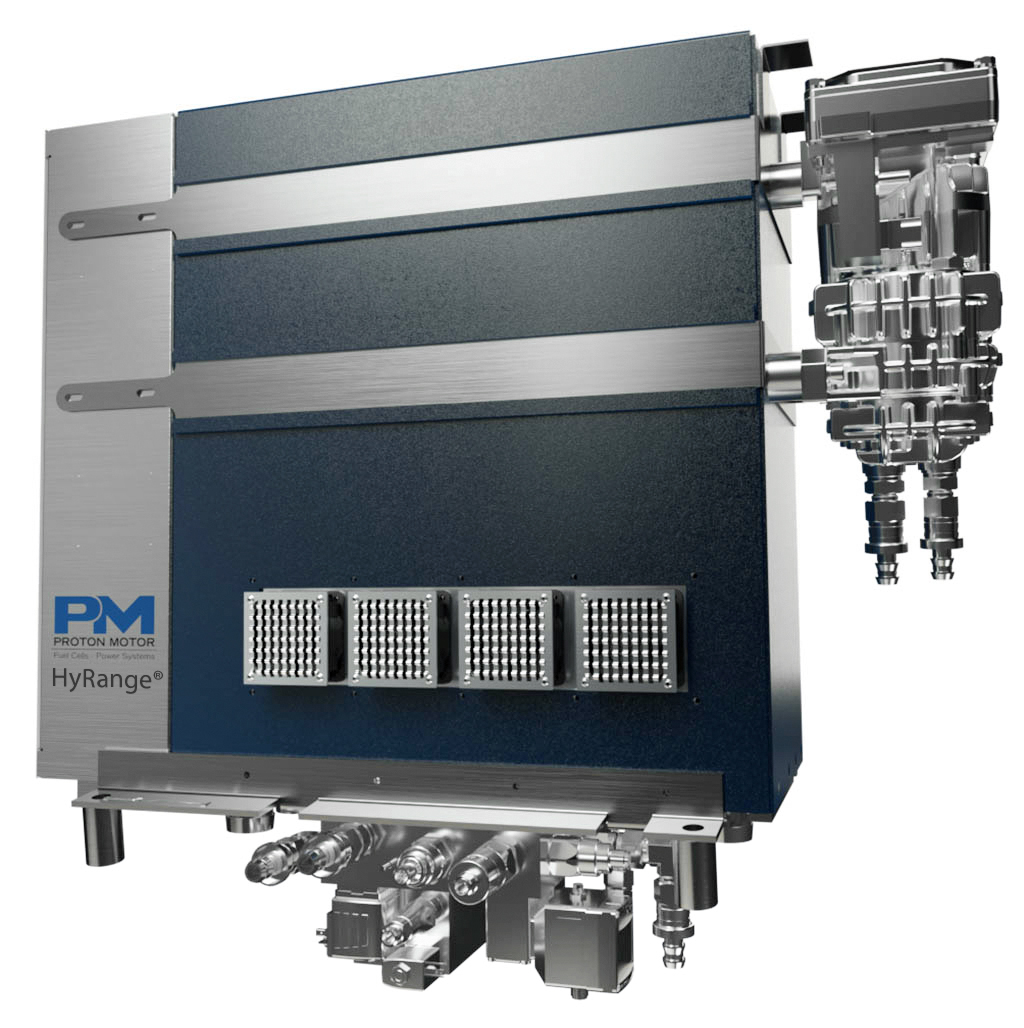 Hohe Nachfrage für das HyRange®-System der Proton Motor Fuel Cell GmbH zur Reichweitenverstärkung.