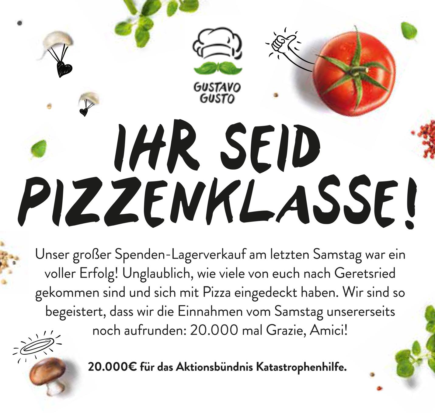Spende für die Flutopferhilfe