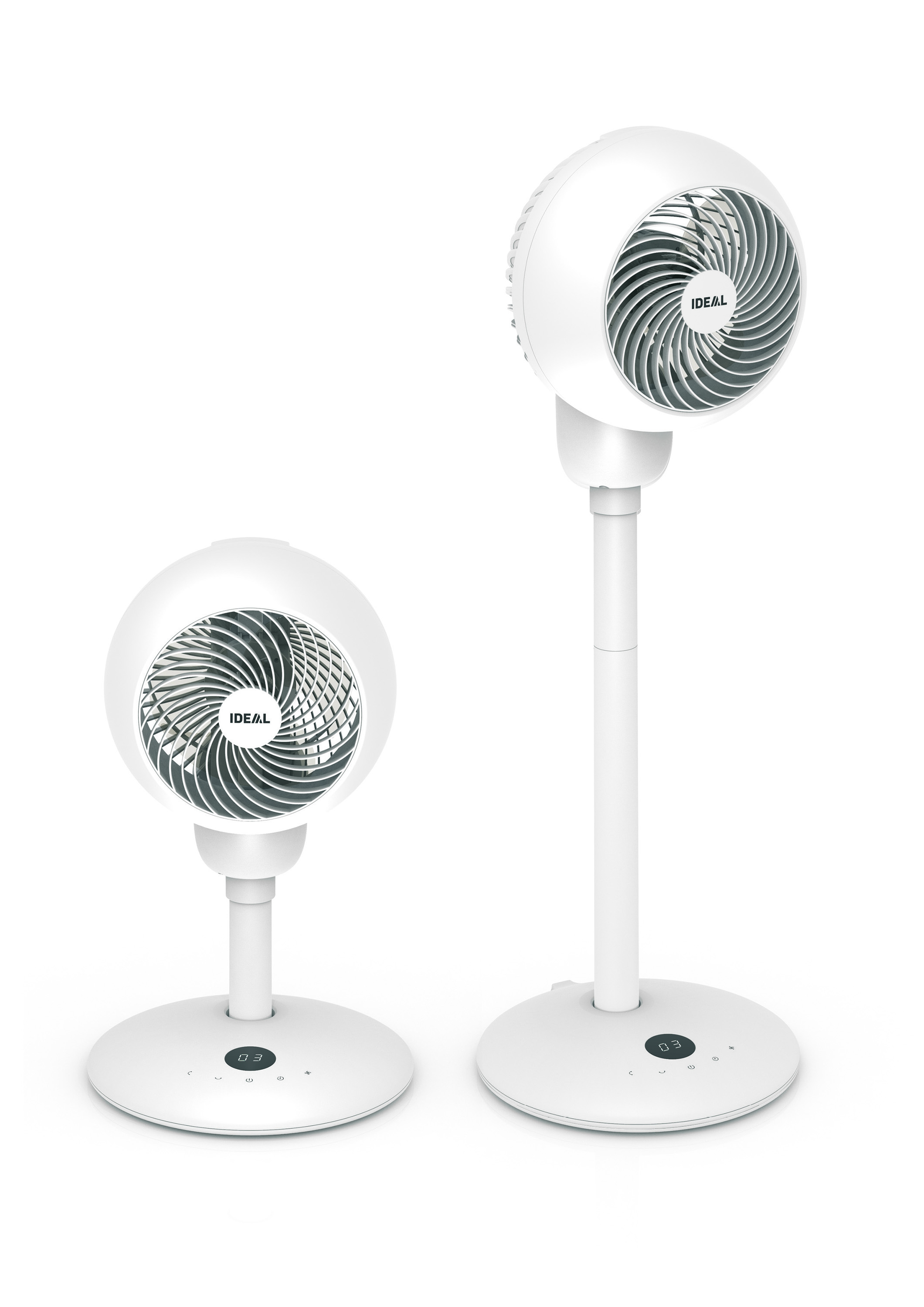 Der Tisch-/Standventilator IDEAL FAN1 sorgt für wohltuende Erfrischung in Innenräumen. Der Tisch-/Standventilator IDEAL FAN1 sorgt für wohltuende Erfrischung in Innenräumen.