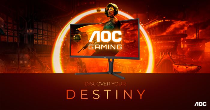 AOC GAMING G3-Serie–Immersion neu definiert: 1000R-Krümmung, 165 Hz, 1 ms