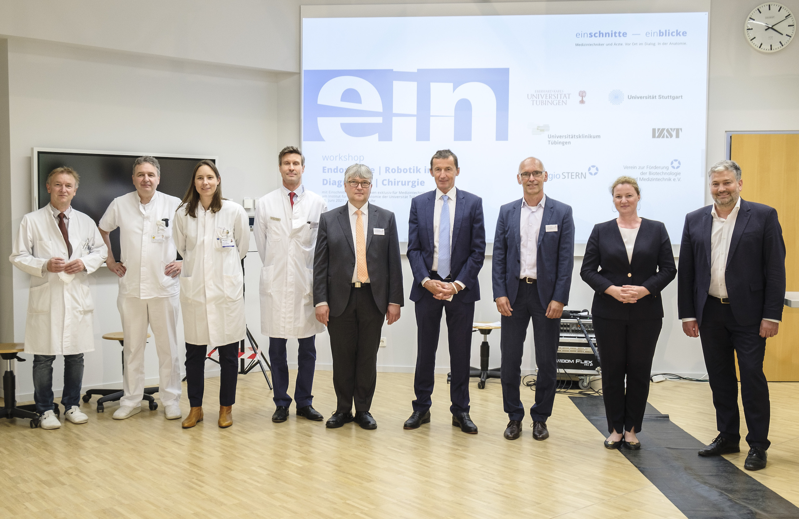 Das Team des Workshops"Einschnitte - Einblicke" 2021 an der Universität Tübingen (Bildquel