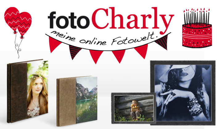 fotoCharly Jubiläum - Rabatt auf Fotobücher (Foto: fotoCharly)