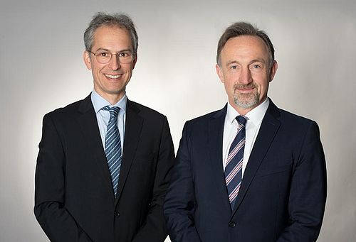 Die Bereichsgeschäftsführer der Müller-BBM GmbH, Joachim Bittner (links) und Walter Grotz (rechts) Die Bereichsgeschäftsführer der Müller-BBM GmbH, Joachim Bittner (links) und Walter Grotz (rechts)