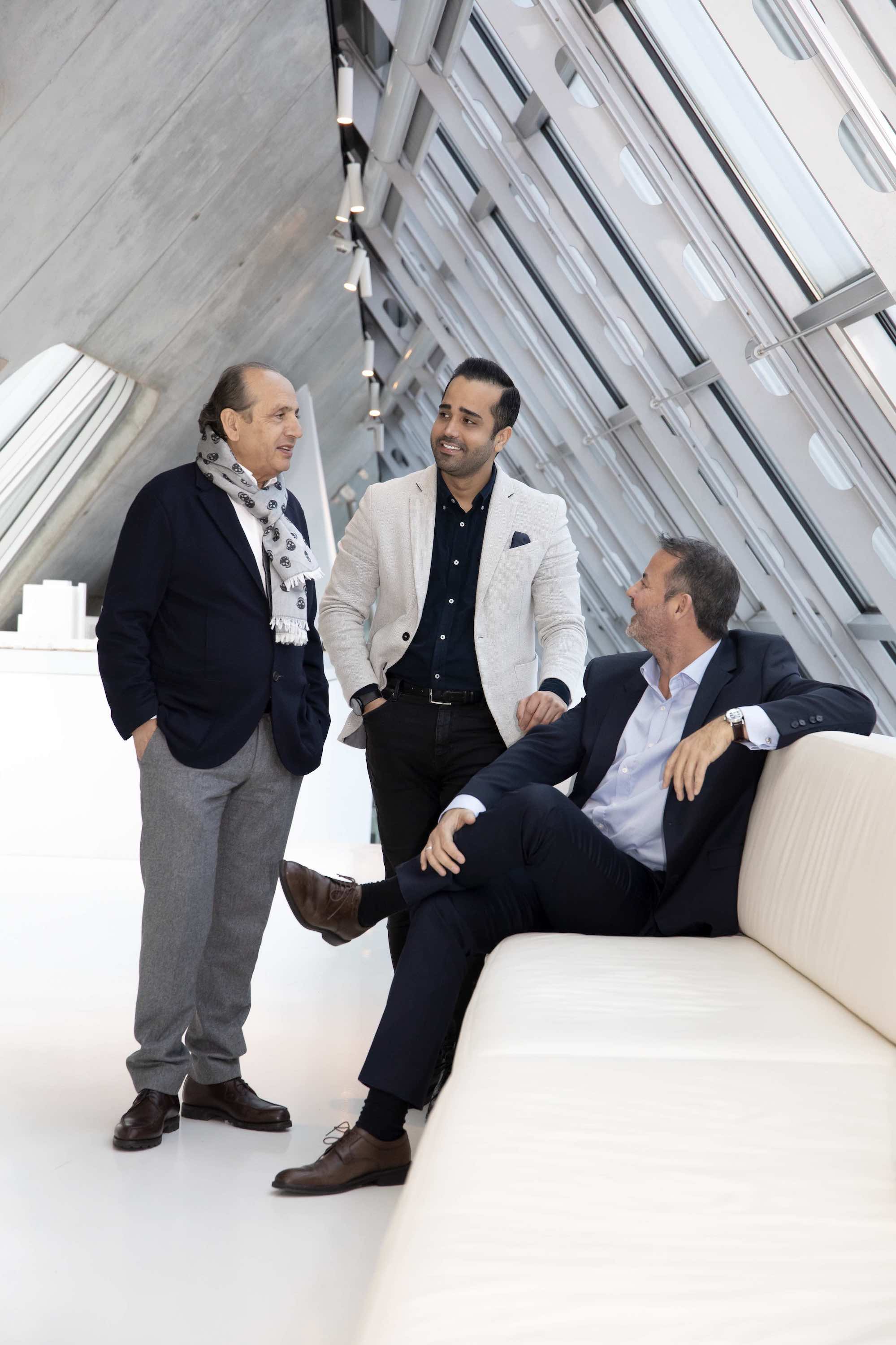 Hadi Teherani Solar Geschäftsführung: Hadi Teherani, Payam Hazin, Thomas Münzel (vlnr.)