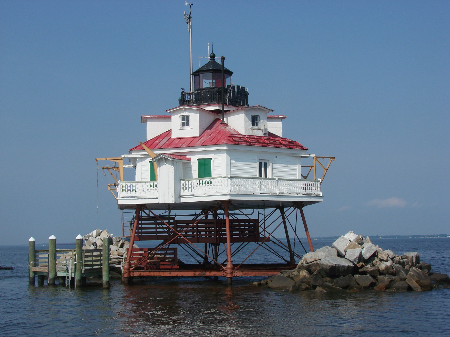 Der Thomas Point Shoal Lighthouse bei Annapolis, Maryland (Bildquelle: Visit Annapolis)