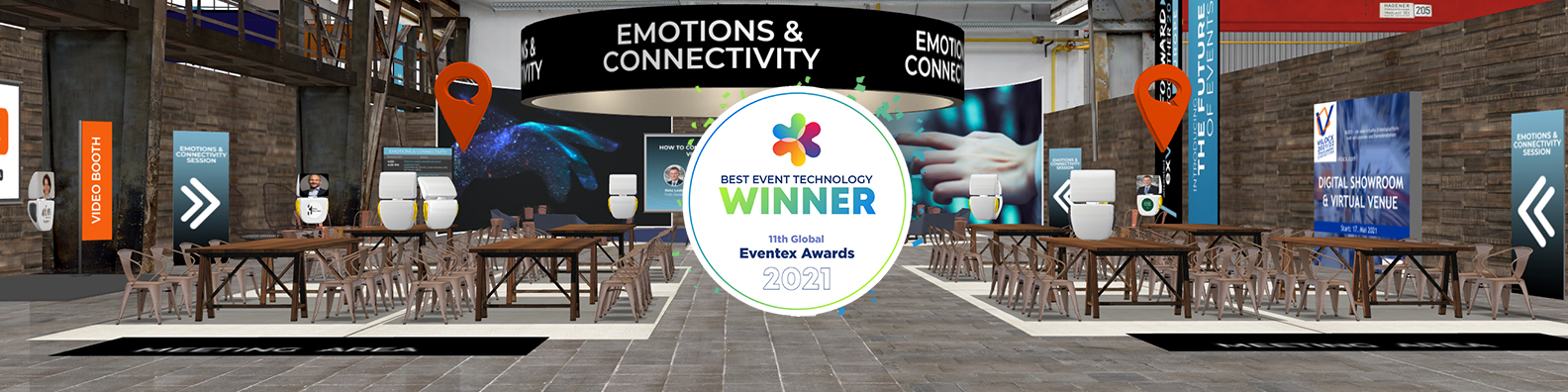 Allseated EXVO - GOLD Gewinner des Eventex Awards 2021