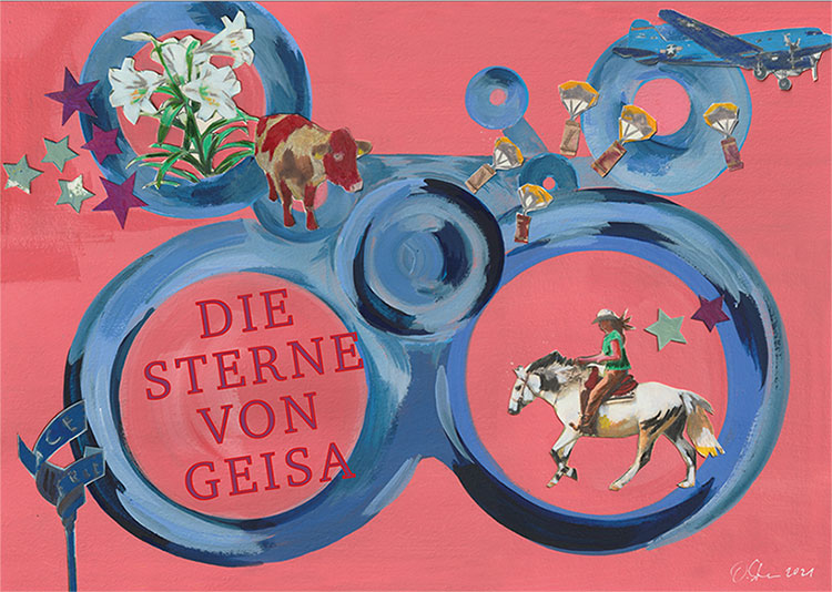 Die Sterne von Geisa, Pop Art on Paper -©Dikla Stern/VG Bild-Kunst, Bonn 2021