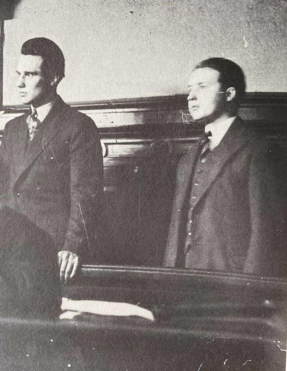 Franz und Erich Sass vor dem Richter in Berlin-Moabit -“Die Meisterdiebe von Berlin”(Bildquelle: Dir
