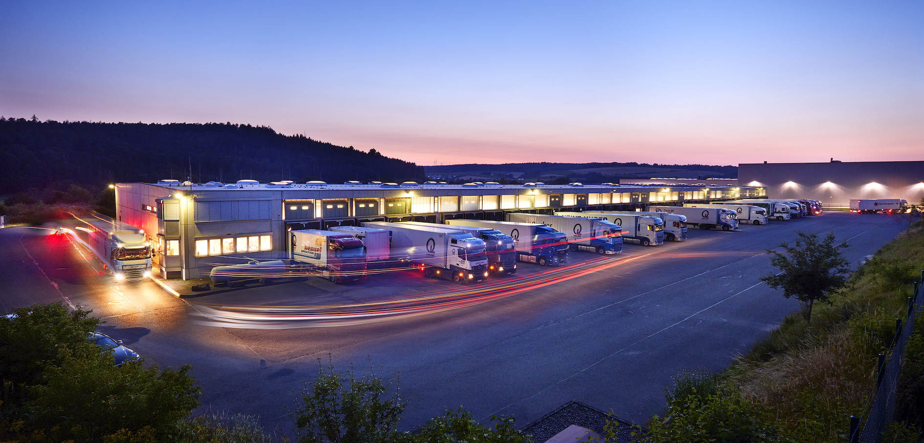 Das Zentral-HUB von ONLINE Systemlogistik in Schlitz bei Fulda Das Zentral-HUB von ONLINE Systemlogistik in Schlitz bei Fulda