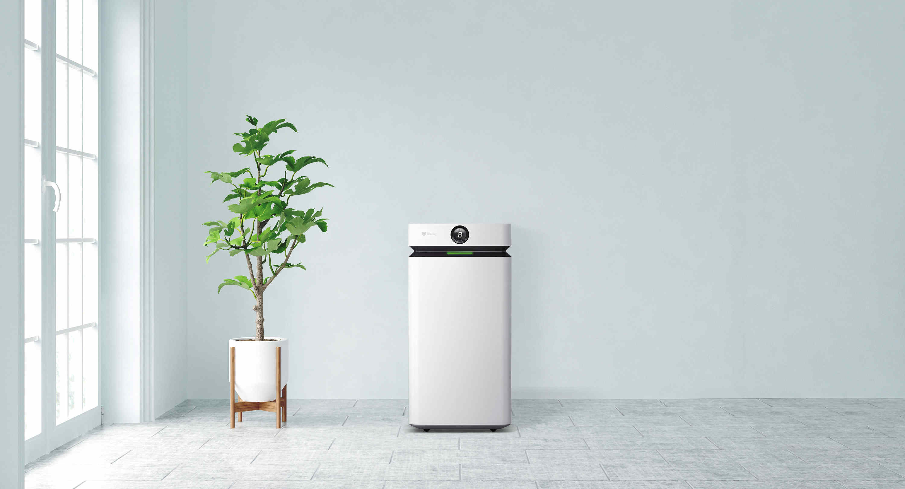 Mit grüner Technik sorgt der Airdog für saubere Luft in Innenräumen. (Bildquelle: Airdog)