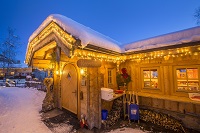 Rezeptionsbereich des Naturdorfes Oberkühnreit im Winter (c) Franz Reifmüller