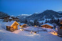 Traumhafter Blick auf die eingeschneiten Berge (c) Franz Reifmüller (Naturdorf Oberkühnreit)