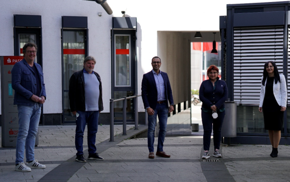 v.L. Olbrich, Wolf,Sabet, Kalabis und Grützner 