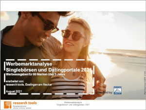 Werbemarktanalyse Singlebörsen und Datingportale 2021 Werbemarktanalyse Singlebörsen und Datingportale 2021