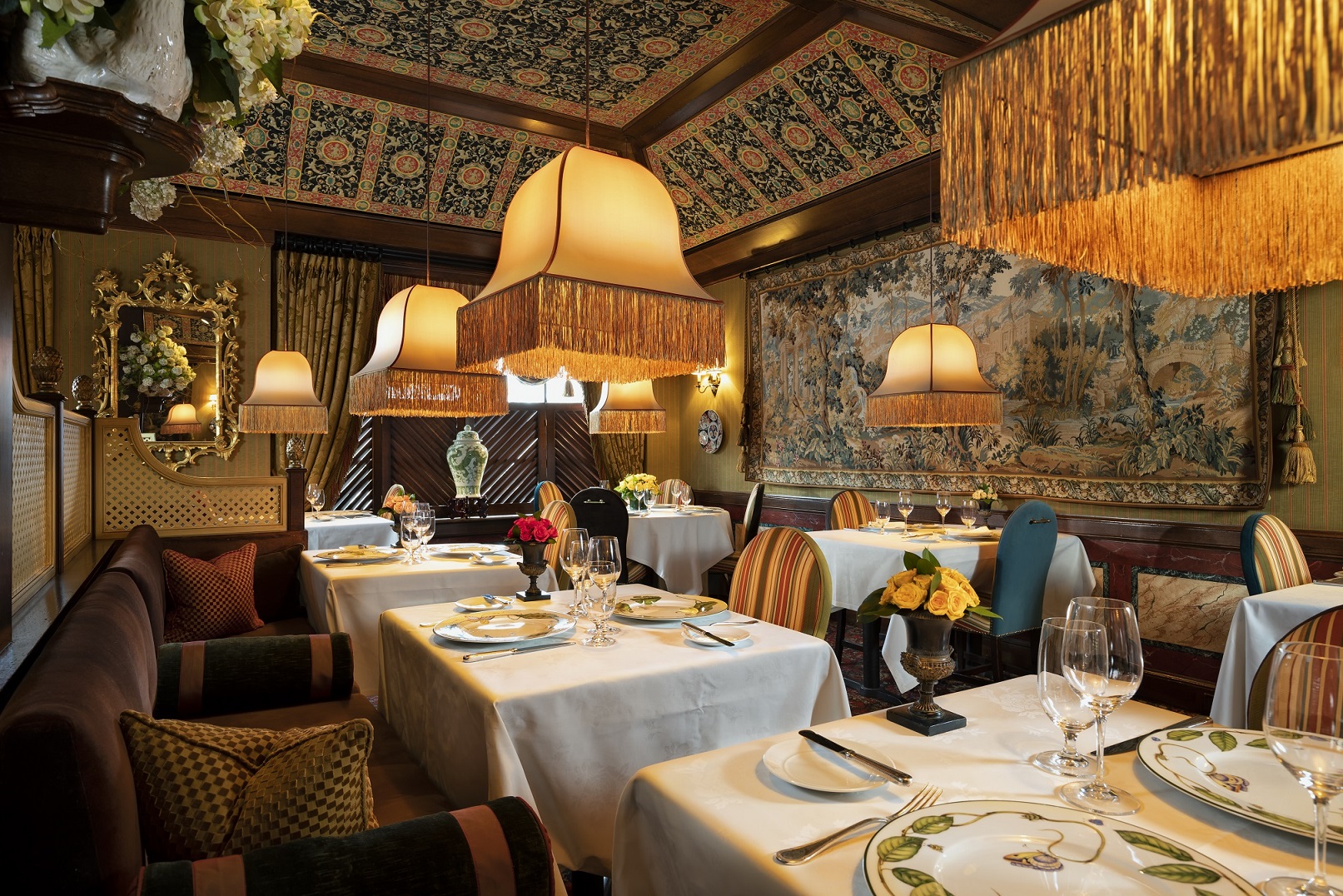 Im The Inn at Little Washington speisen die Gäste in edlem Ambiente. (Bildquelle: The Inn at Little 