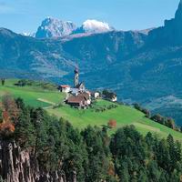 Kastanienweg: herrliche Aussichten - hier: Panoramablick vom Ritten
