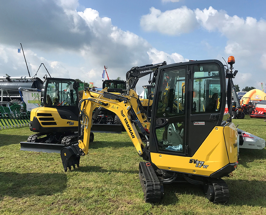 Der Yanmar SV17VT ist auf der LandTageNord 2021 erstmals live zu sehen.