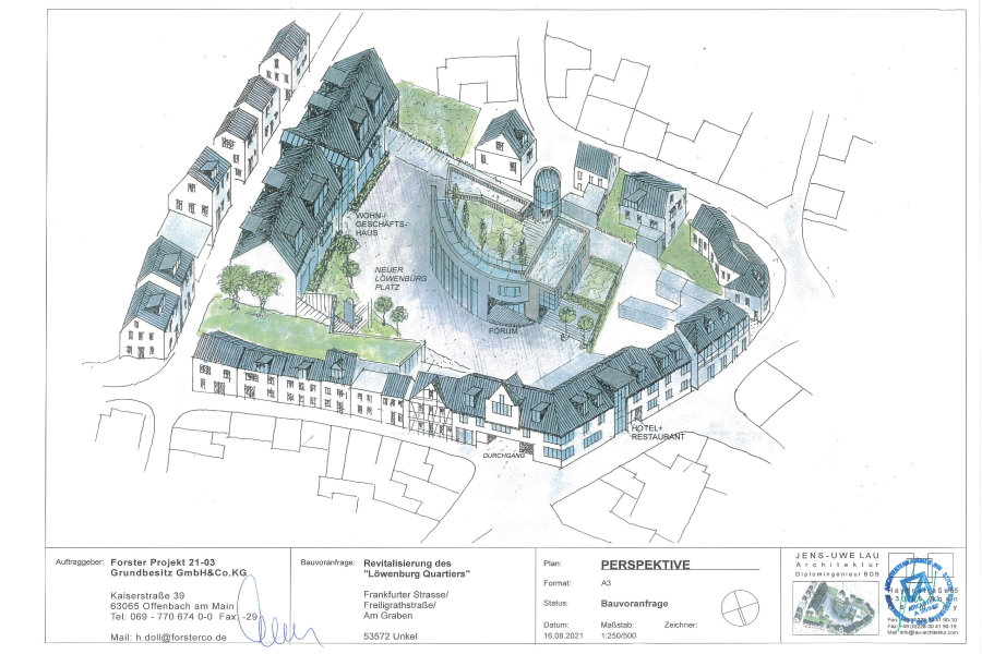 Projektskizze Löwenburg Quartier Projektskizze Löwenburg Quartier