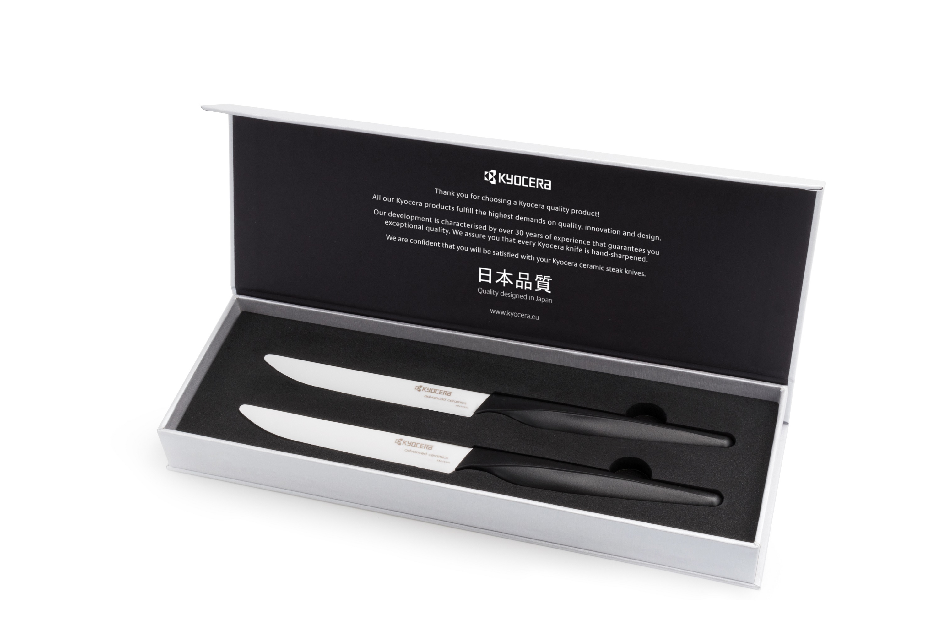 Steakmesser Zweierset von Kyocera