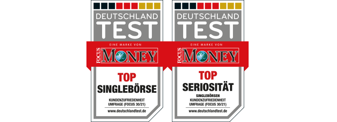 Auszeichnung TOP Singlebörse, TOP Seriosität