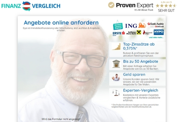 Screenshot von www.angebot.finanz-vergleich.at Screenshot von www.angebot.finanz-vergleich.at