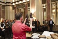 Performance bei der Projektpräsentation im Bundesrat Performance bei der Projektpräsentation im Bundesrat